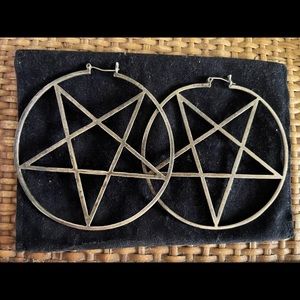 Pamela Love Large Pentagram Hoops